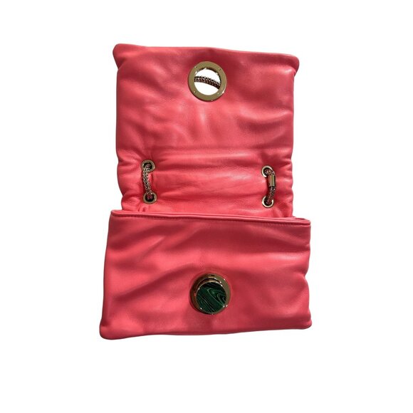 Giambattista Valli Padded Shoulder Bag in Pink Coral - Picture 6 of 10